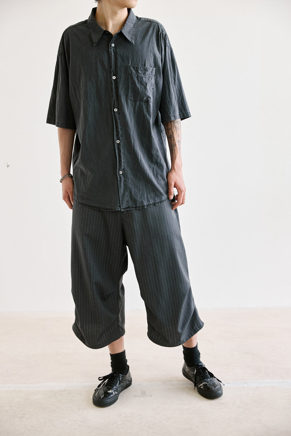 Hatchingroom - Rana Shirt 1/2 (Blue Charcoal) product image 8 | TRAB K-Fashion Australia