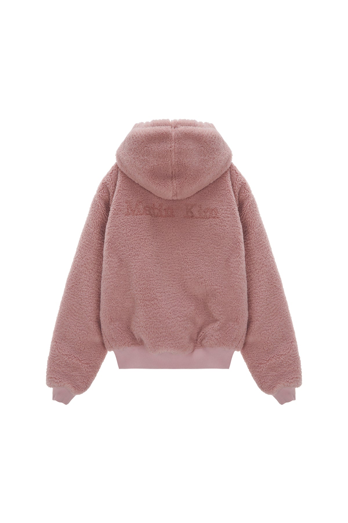 Matin Kim - Logo Point Fleece Hoody Jumper (Pink) product image 2 | TRAB K-Fashion Australia