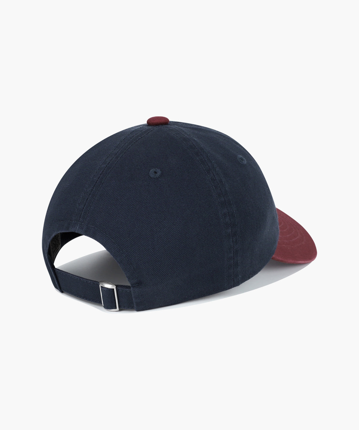 Marithe & Francois Girbaud - Small Classic Logo 6panel Color Block Cap (Burgundy) product image 2 | TRAB K-Fashion Australia