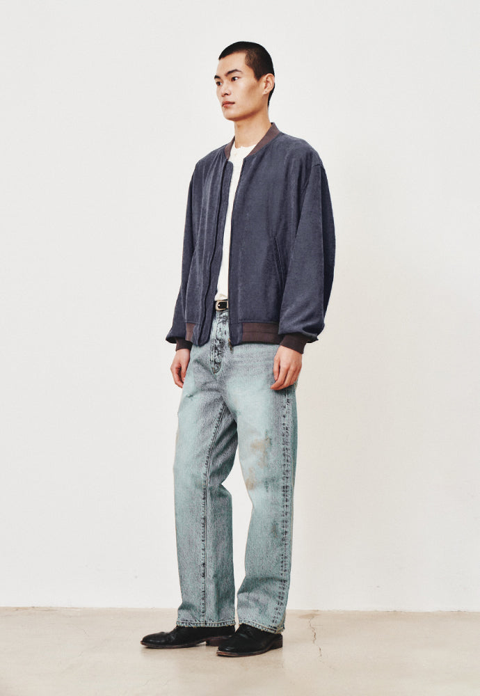 Art if acts - Vintage Cupra Blouson (Vintage Navy) product image 3 | TRAB K-Fashion Australia