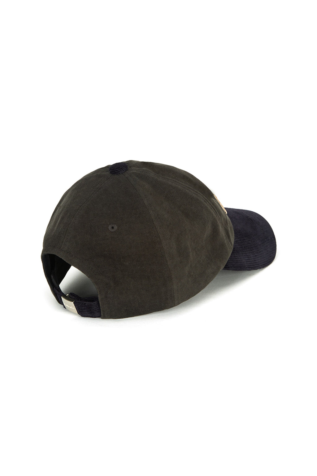 Matin Kim - Matin Classic Logo Corduroy Brim Ball Cap (Navy) product image 3 | TRAB K-Fashion Australia