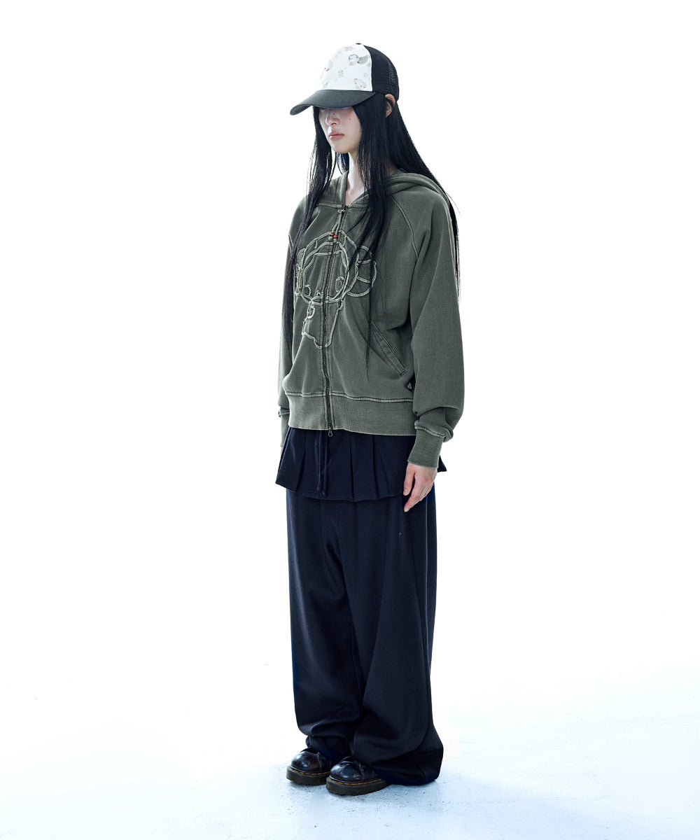 Coyseio - Tiny Whirl Mesh Cap (Charcoal) product image 9 | TRAB K-Fashion Australia