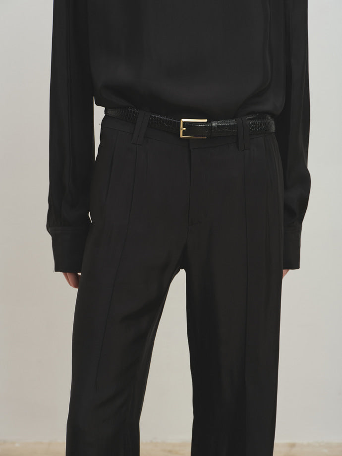 Tonywack - Liquid Flared Tailored Trousers (Black) product image 7 | TRAB K-Fashion Australia