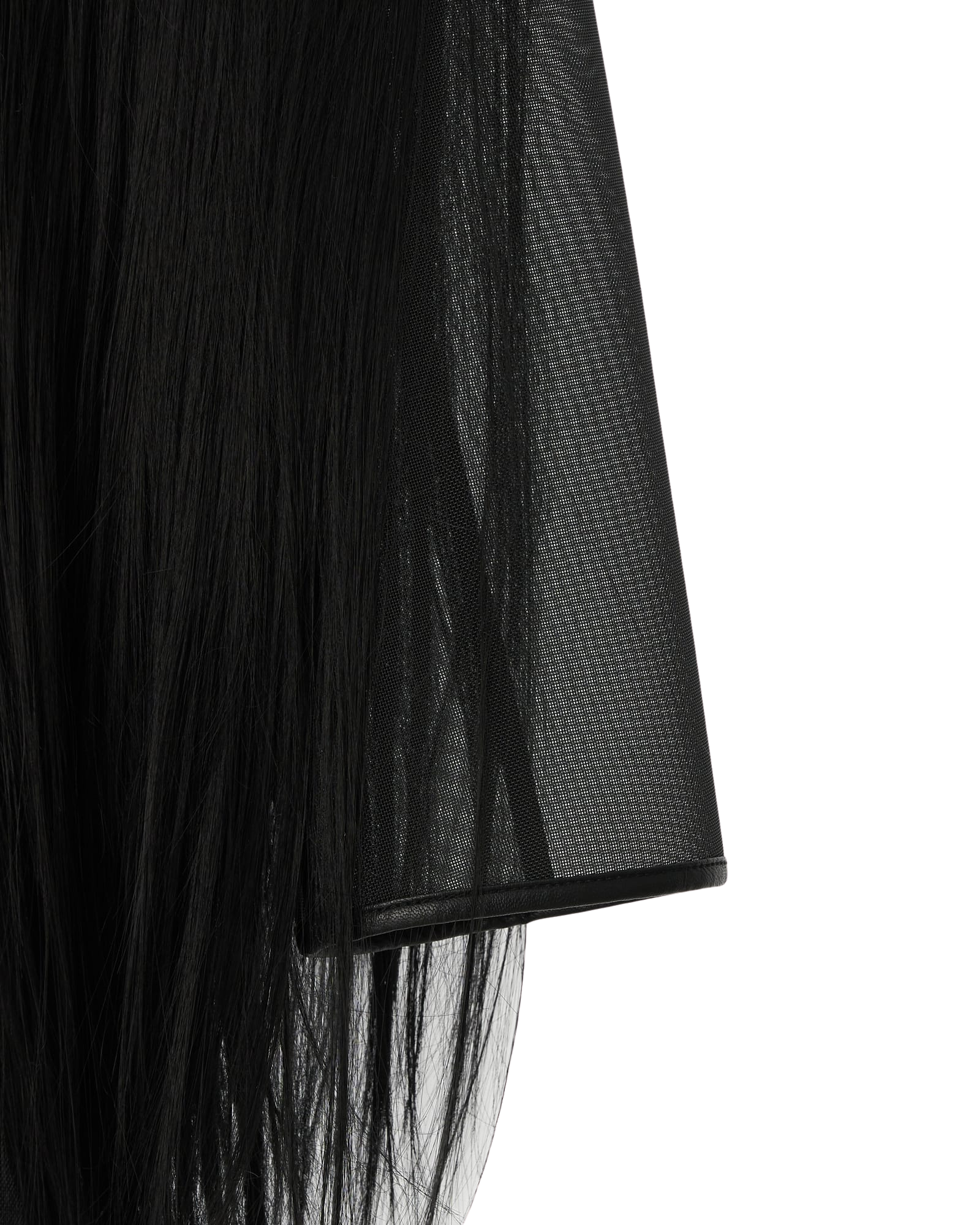 Kimhe Kim - Pearl Buttons Silk Organza Coat (Black) product image 7 | TRAB K-Fashion Australia