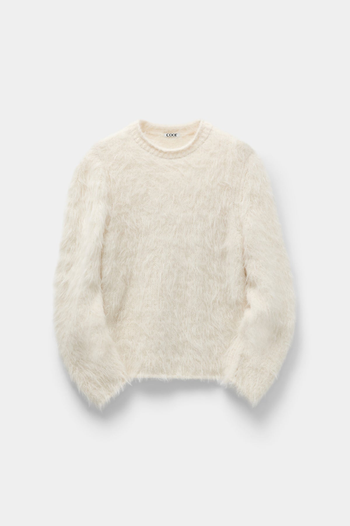 Coor - Fuzzy Oversized Knit (Ivory) product image 1 | TRAB K-Fashion Australia