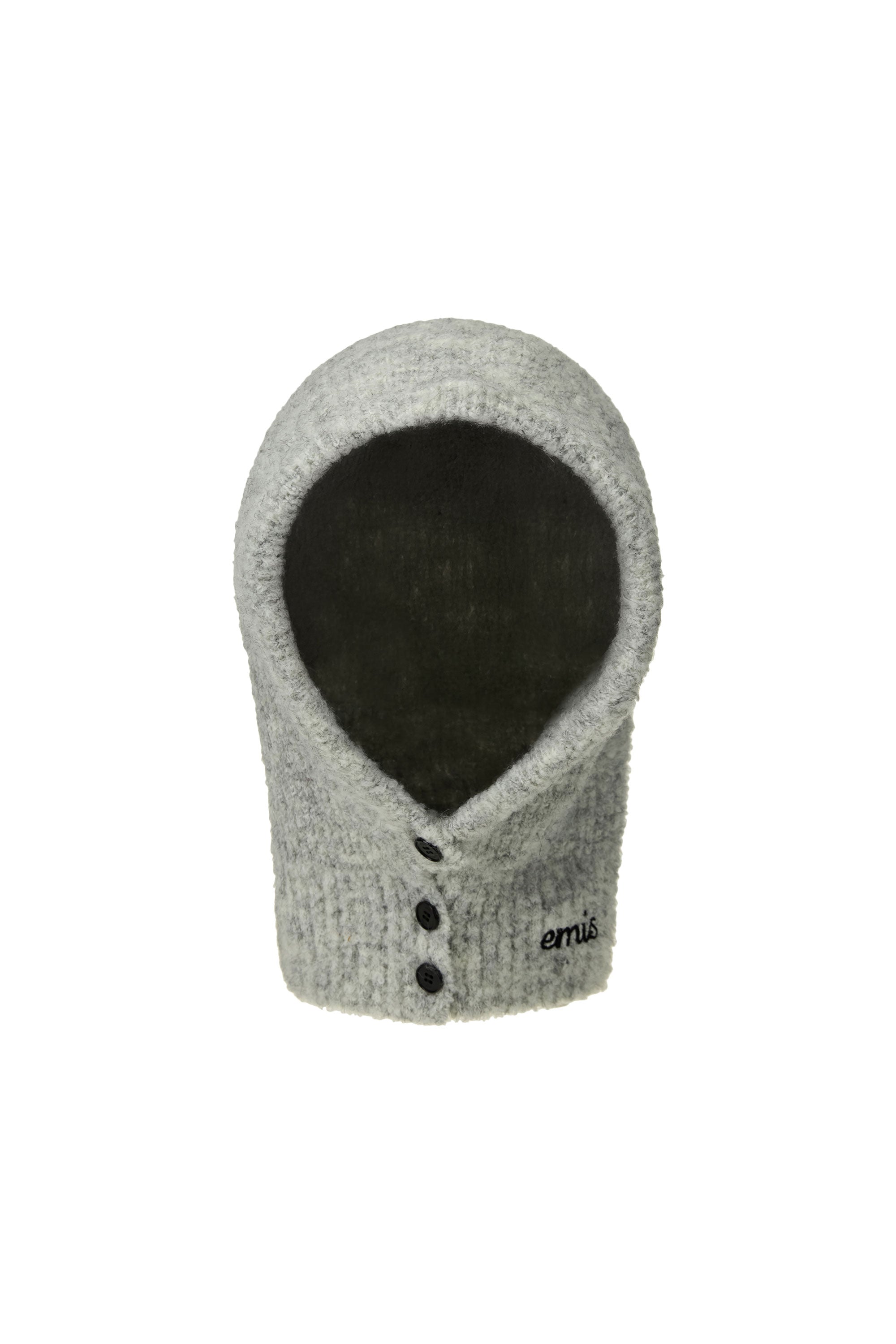 Emis - Button Balaclava (Melange Gray) product image 1 | TRAB K-Fashion Australia