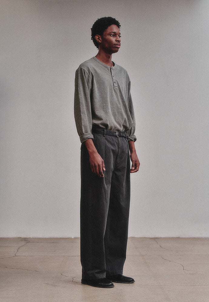 Art if acts - One Tuck Chino Pants (Charcoal) product image 4 | TRAB K-Fashion Australia