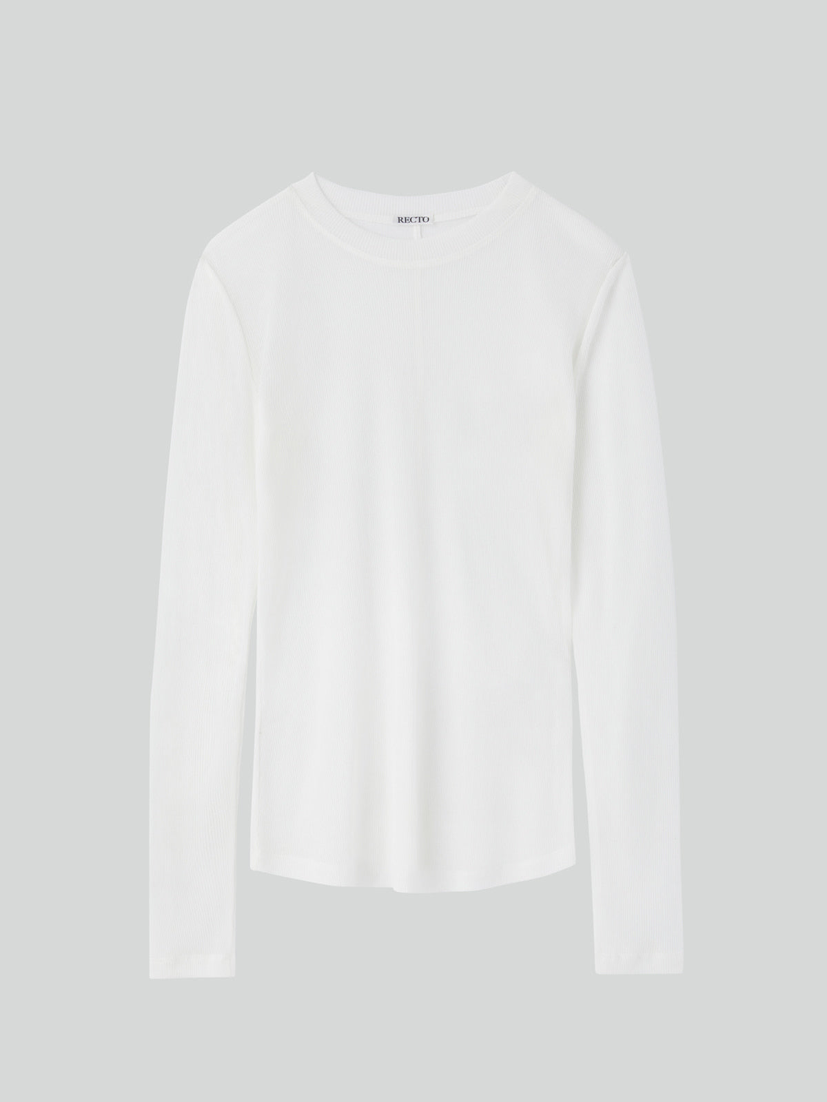 Recto - Sheer Jersey Long Sleeve Top (Off White) product image 5 | TRAB K-Fashion Australia