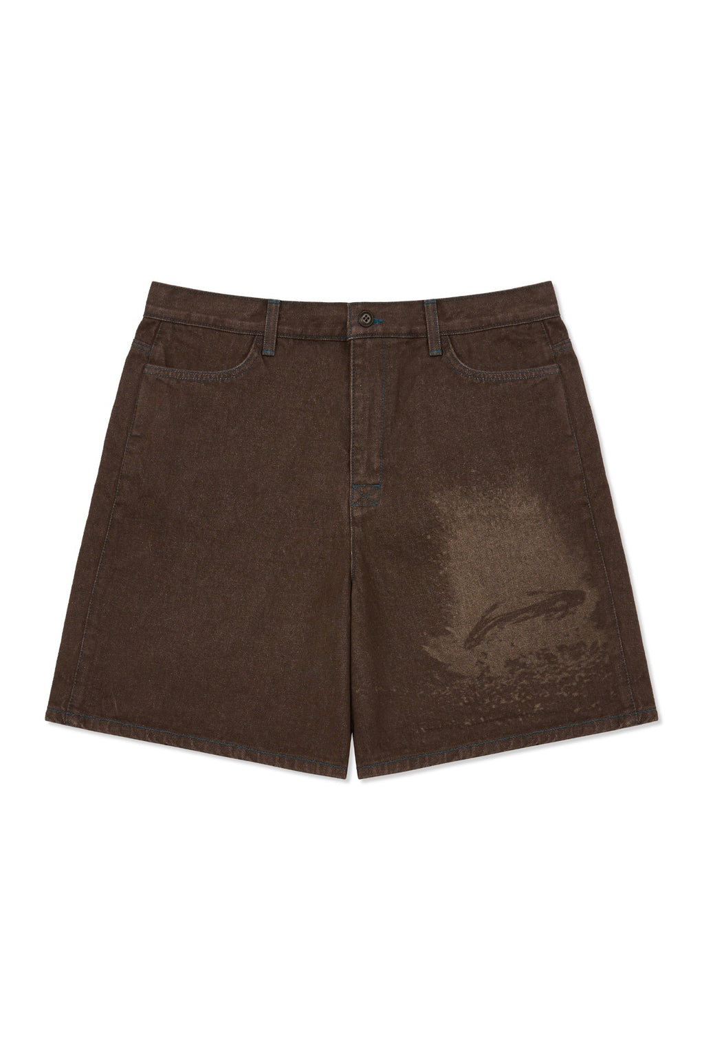 Ioedle - Collision Garden Laser Shorts (Brown) product image 3 | TRAB K-Fashion Australia