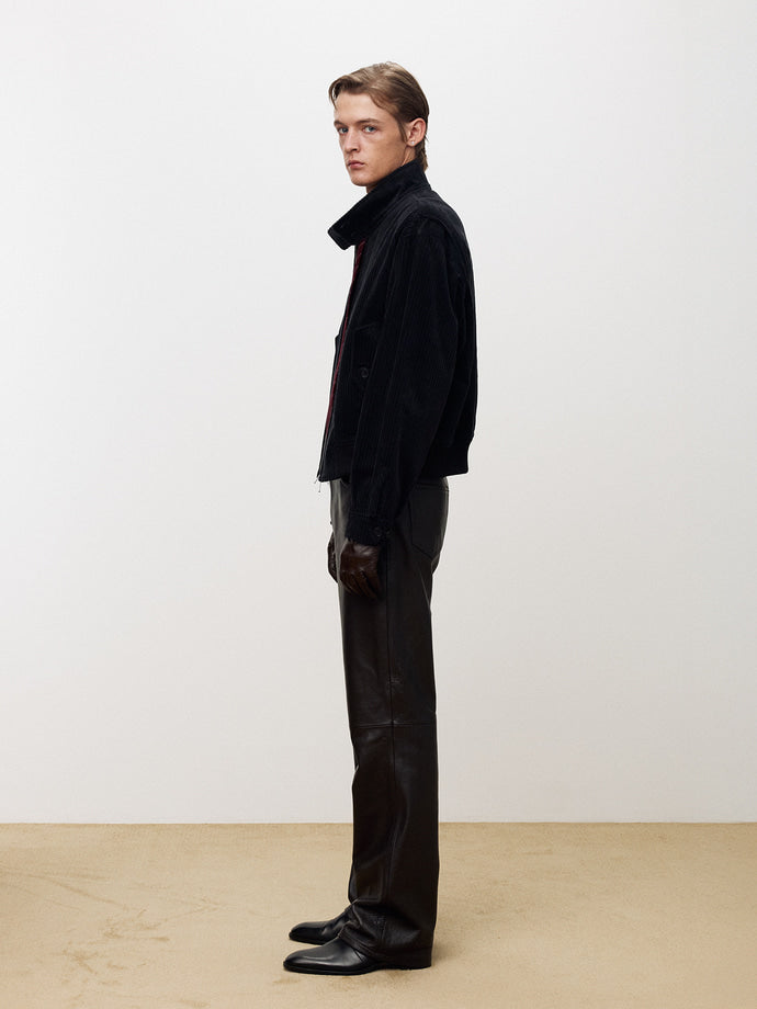 Tonywack - Italian Corduroy Harrington Jacket (Navy) product image 3 | TRAB K-Fashion Australia