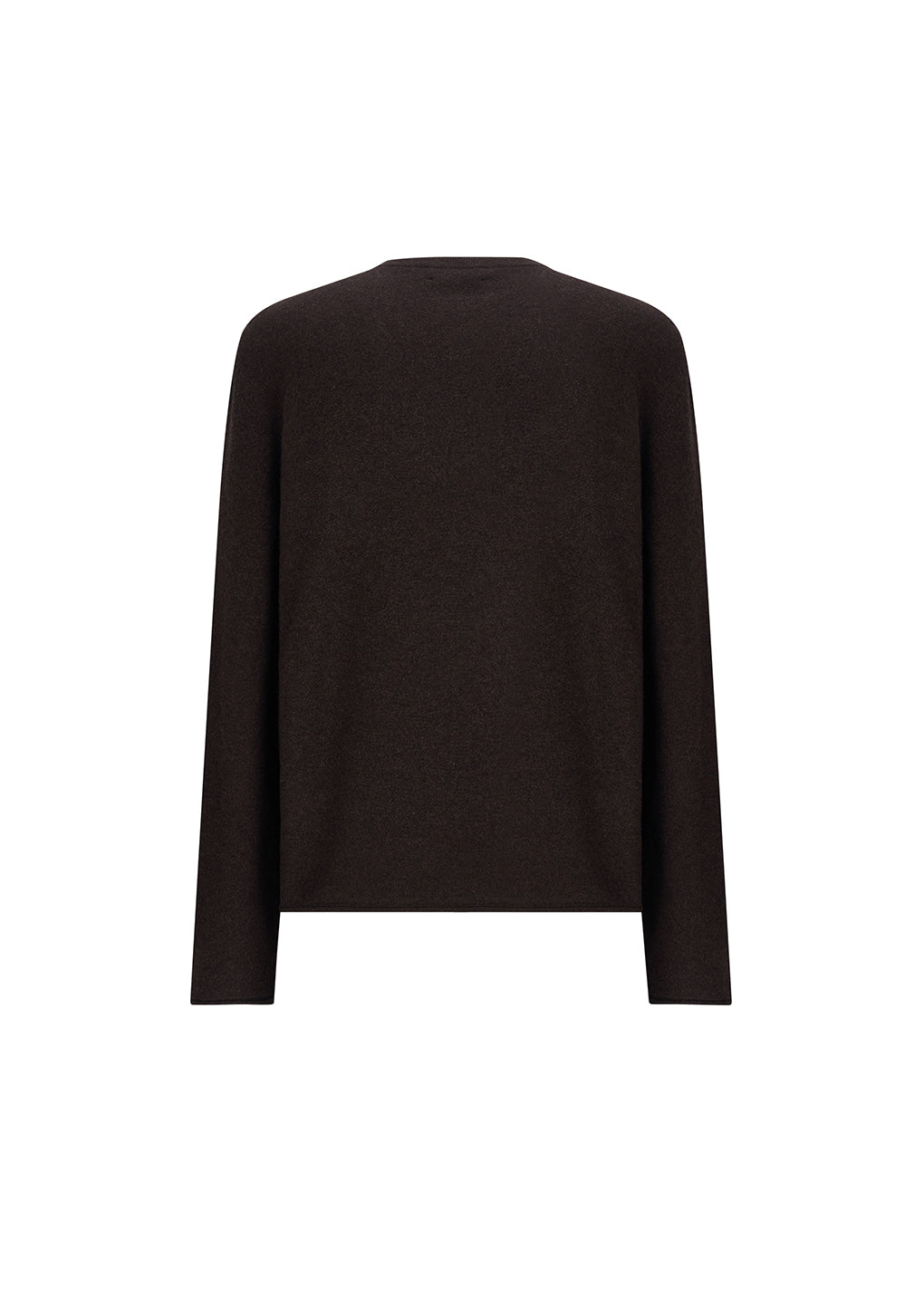 Amomento - Cashmere Easy Crewneck Knit (Brown) product image 8 | TRAB K-Fashion Australia