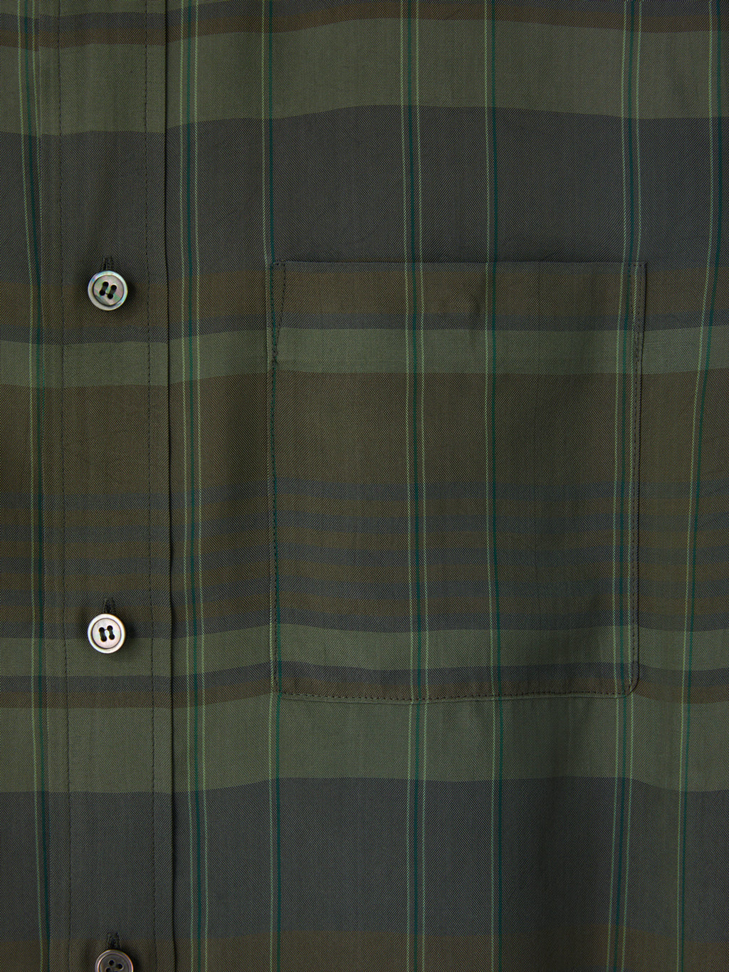 Recto - Jacob Viscose Check Shirt (Dark Green) product image 7 | TRAB K-Fashion Australia