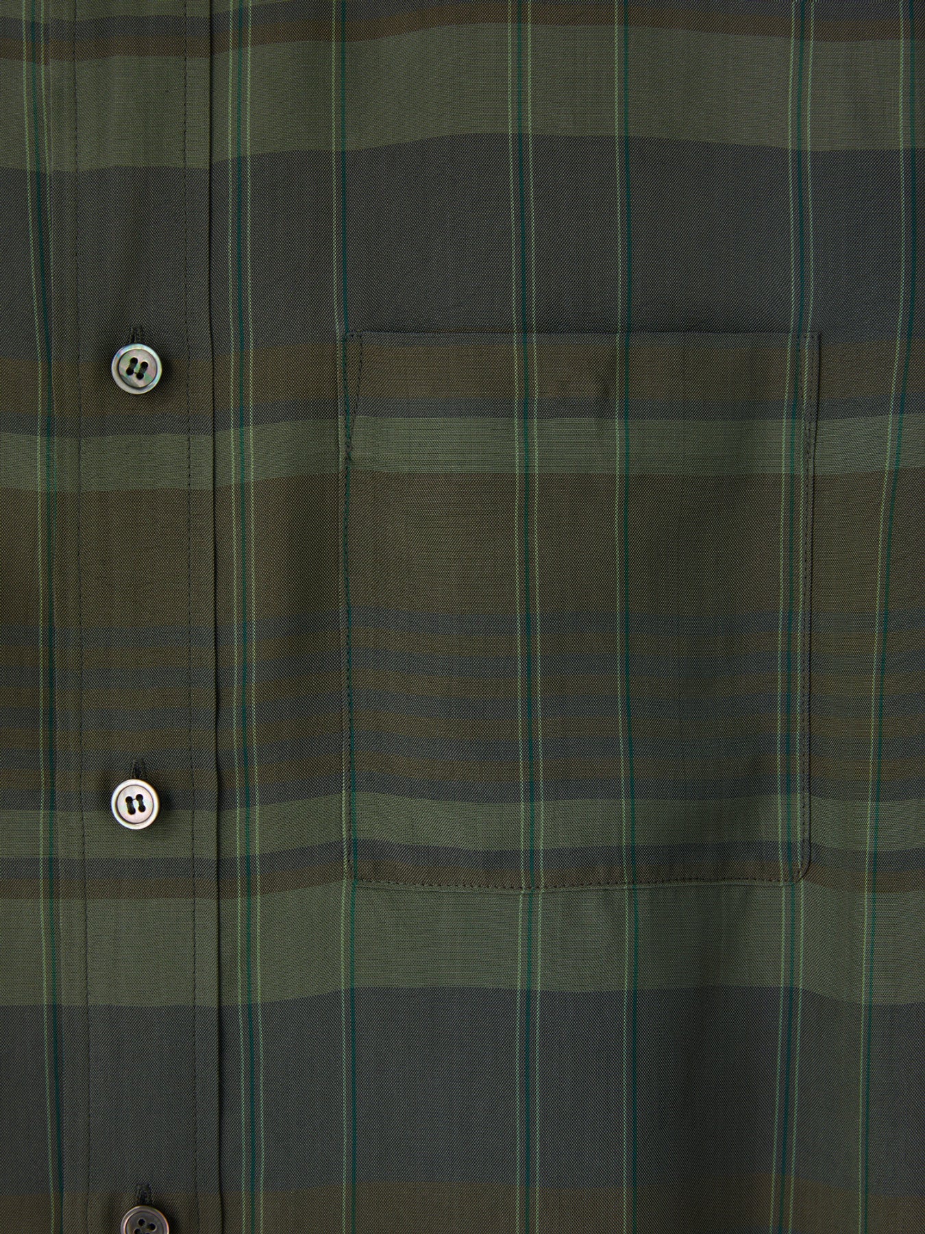 Recto - Jacob Viscose Check Shirt (Dark Green) product image 7 | TRAB K-Fashion Australia
