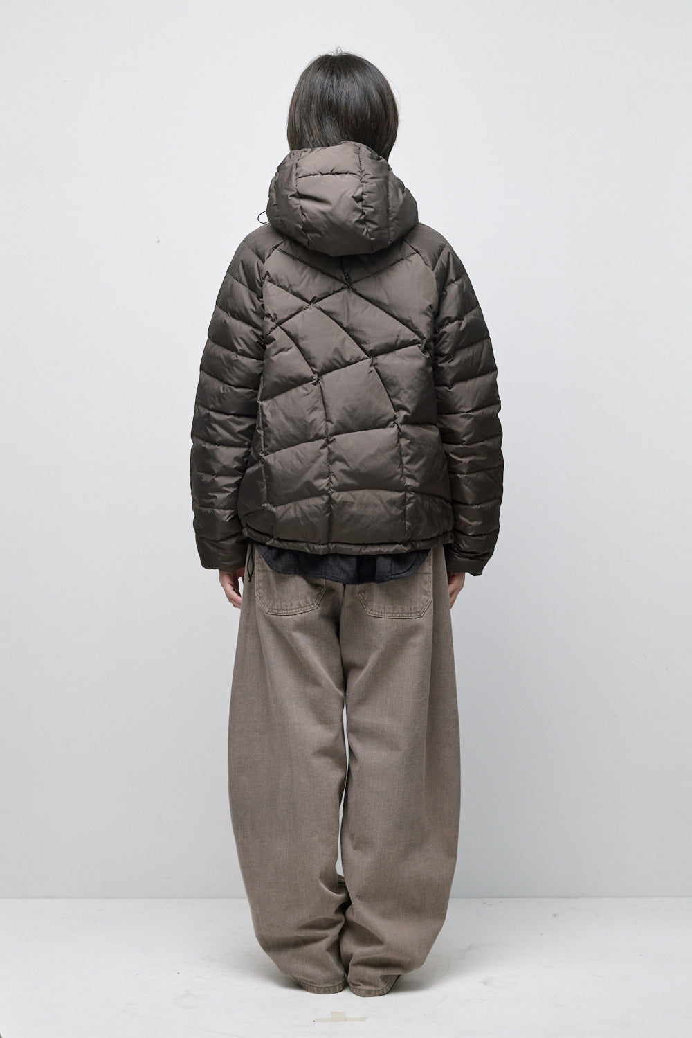 Hatchingroom - Web Goose Down Puffer Jacket Dark (Khaki) product image 14 | TRAB K-Fashion Australia