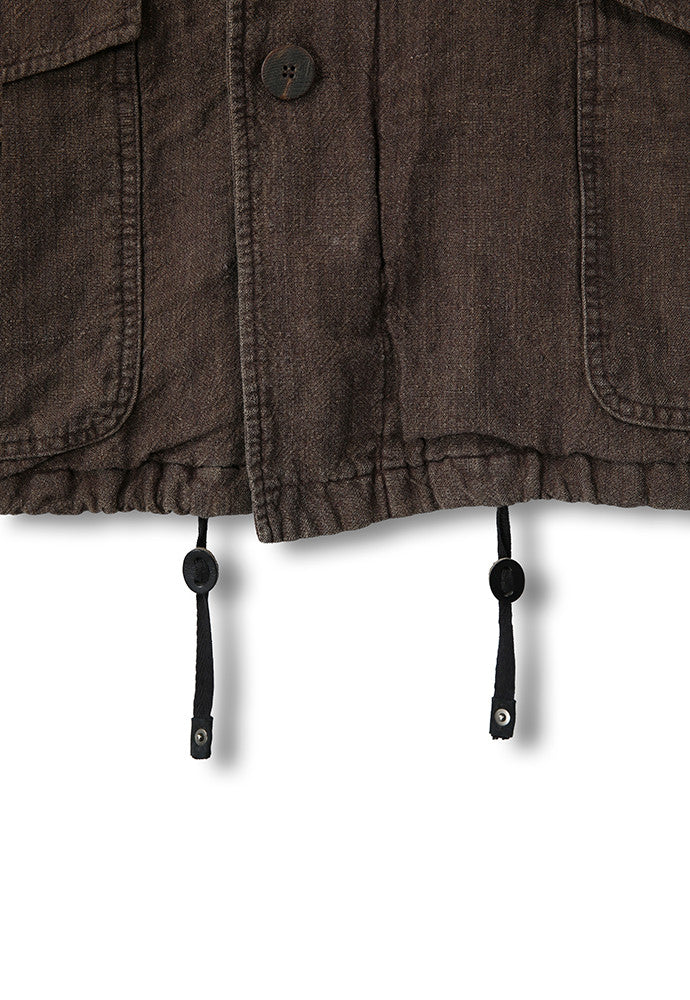 Art if acts - Linen Military Parka (Wood) product image 15 | TRAB K-Fashion Australia