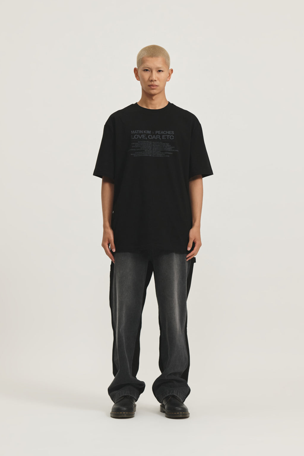 Matin Kim - Peaches Love Car Etc Graphic Top (Black) product image 9 | TRAB K-Fashion Australia