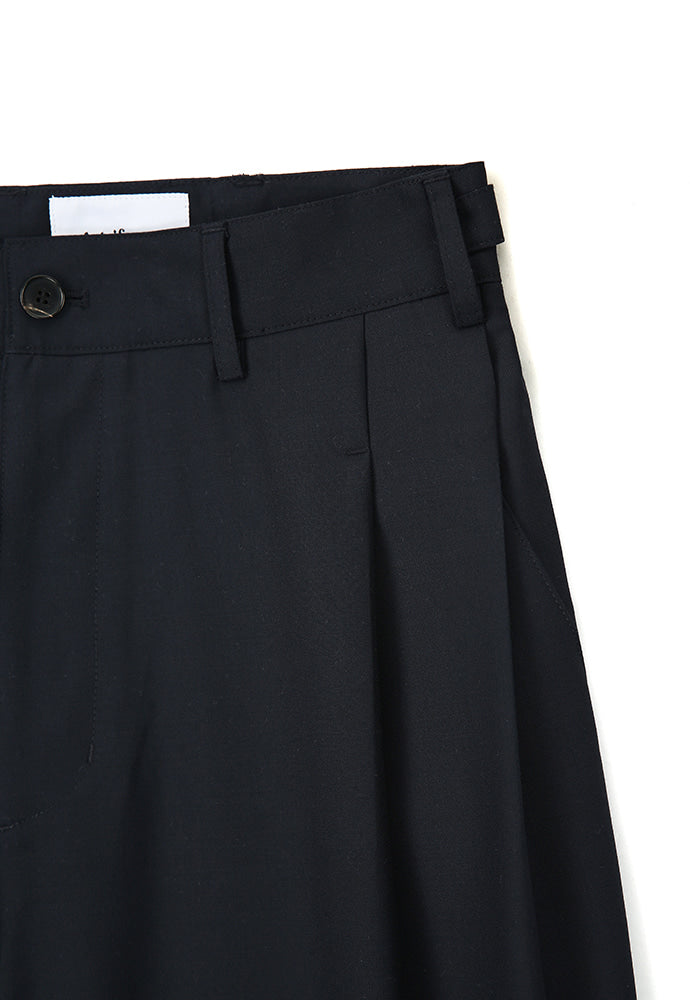 Art if acts - Wool Side Two Tuck Pants (Dark Navy) product image 10 | TRAB K-Fashion Australia