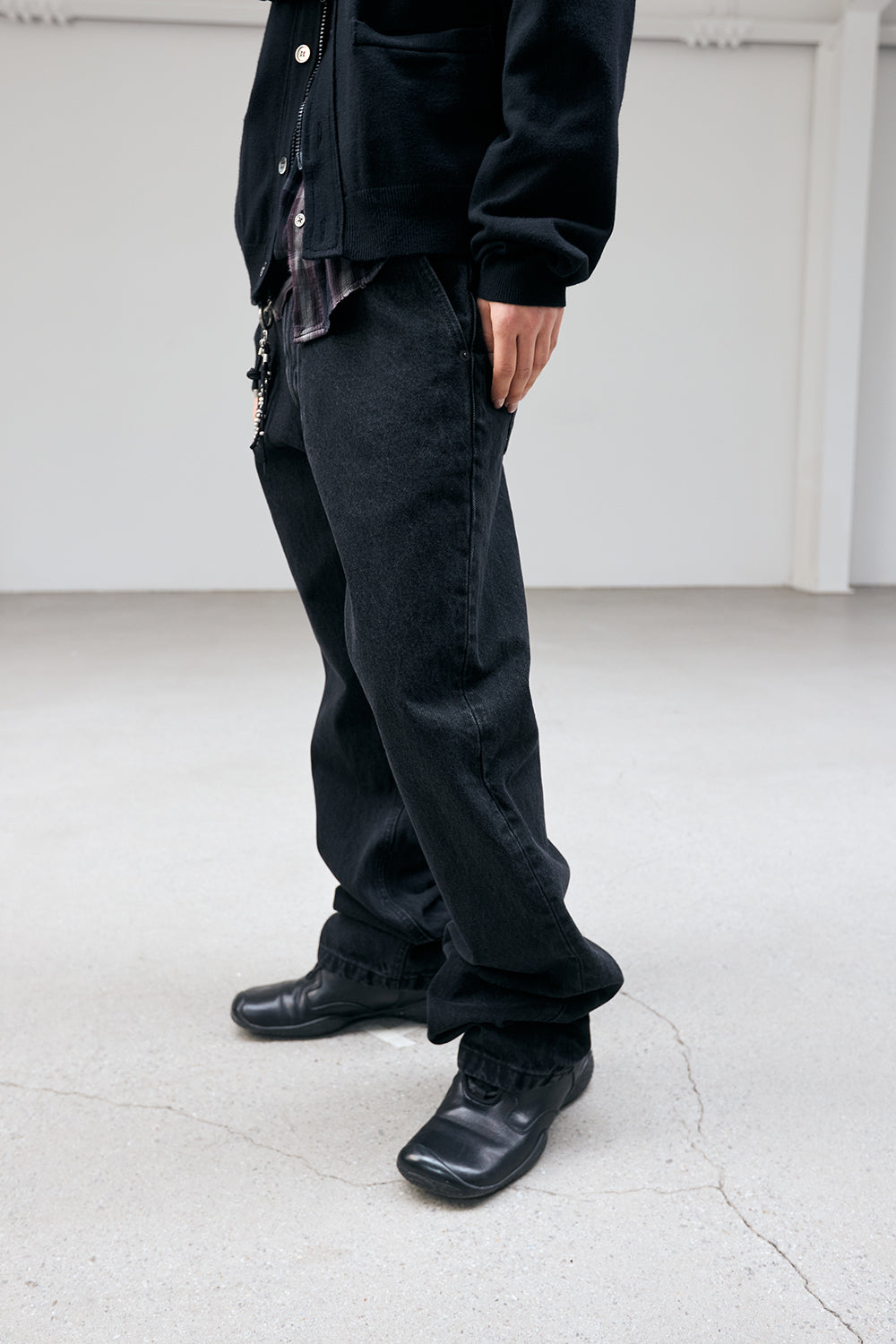 Hatchingroom - Boots Cut Jeans (Black) product image 9 | TRAB K-Fashion Australia