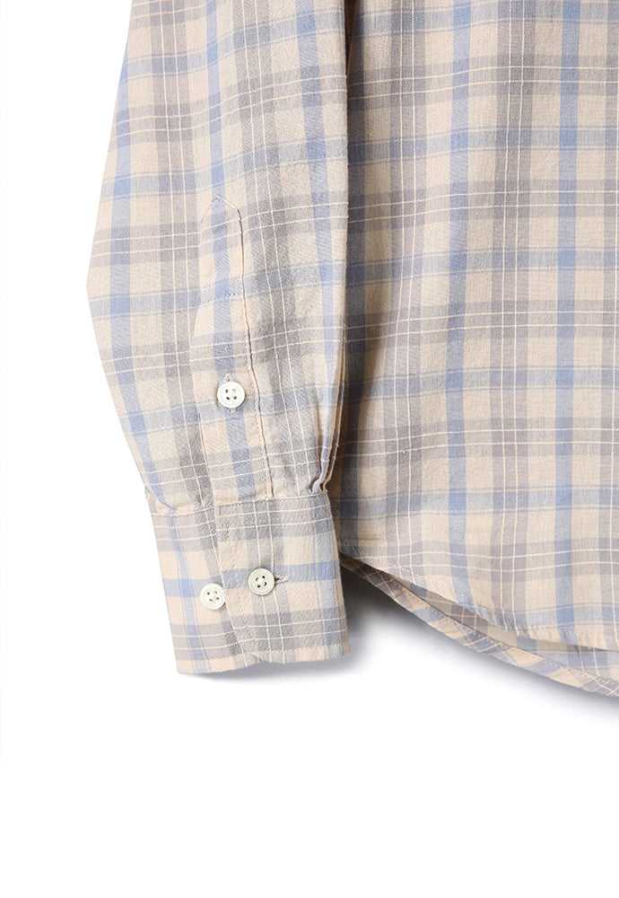 Art if acts - French Check Shirt (Cliff/Blue) product image 12 | TRAB K-Fashion Australia