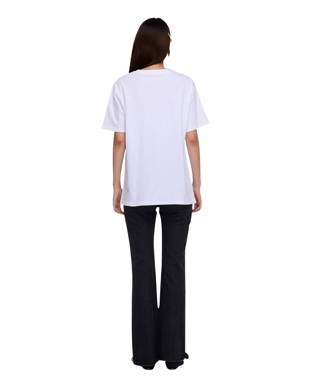 Kimhe Kim - Pearl Embellished Flare Jeans (Black) product image 4 | TRAB K-Fashion Australia
