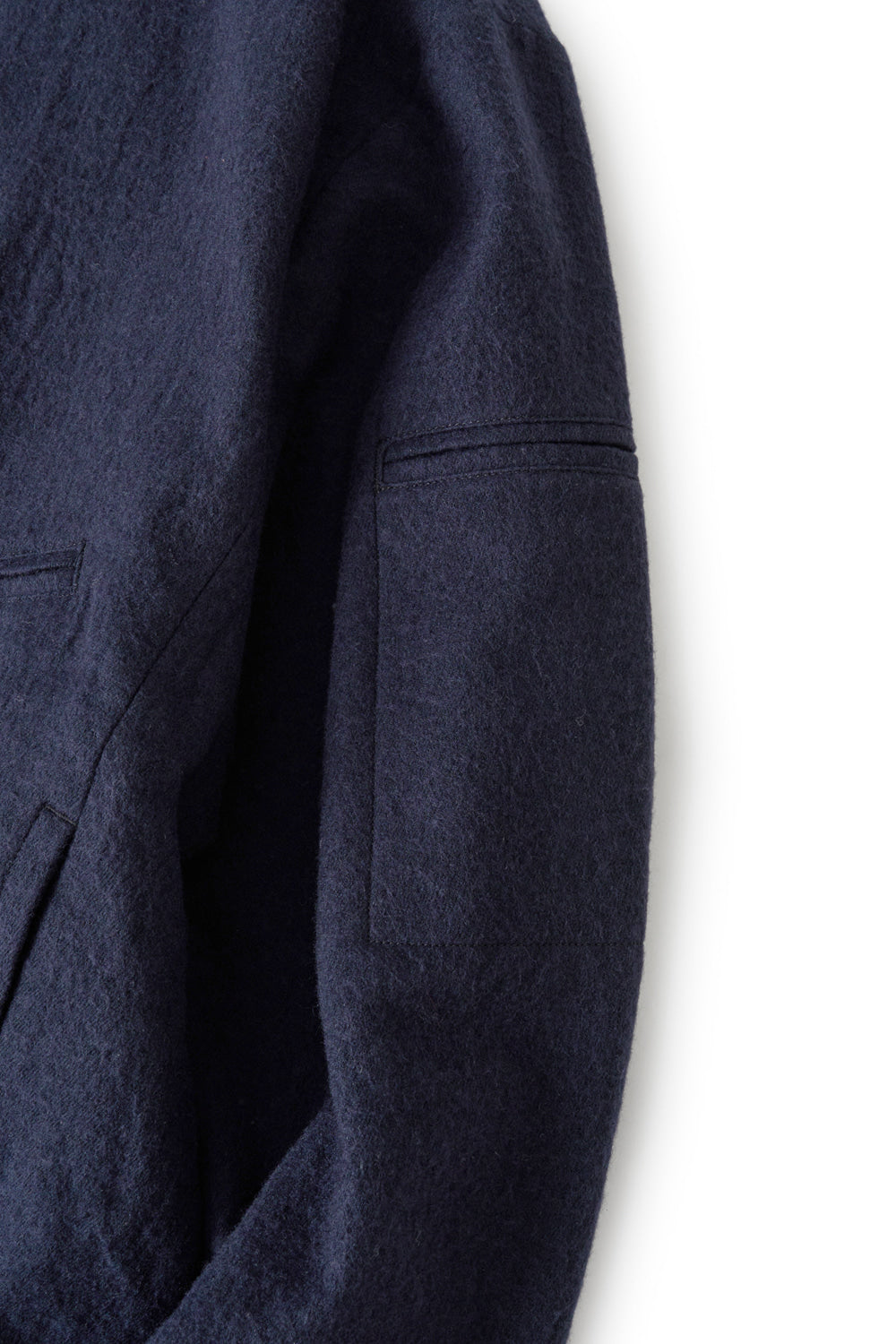 Hatchingroom - Hairy Bomber Jacket Dark (Navy) product image 7 | TRAB K-Fashion Australia