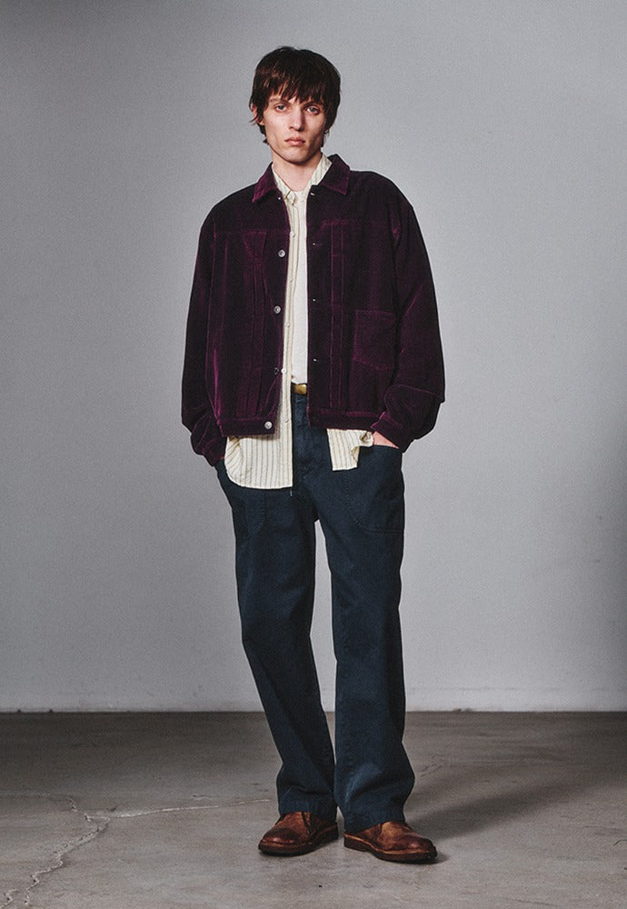 Art if acts - Faded Corduroy Trucker (Vintage Navy) product image 1 | TRAB K-Fashion Australia