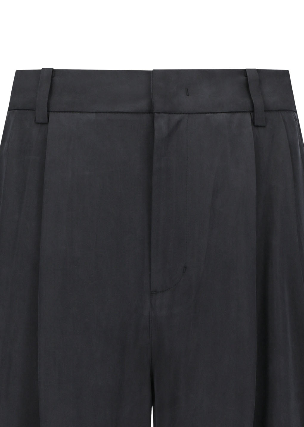 Amomento - Men's Cupro Two Tuck Wide Pants (Black) product image 7 | TRAB K-Fashion Australia