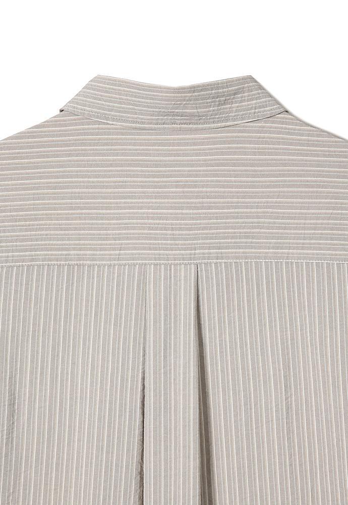 Art if acts - Wrinkle Rayon Half Shirt (Moss Beige) product image 10 | TRAB K-Fashion Australia