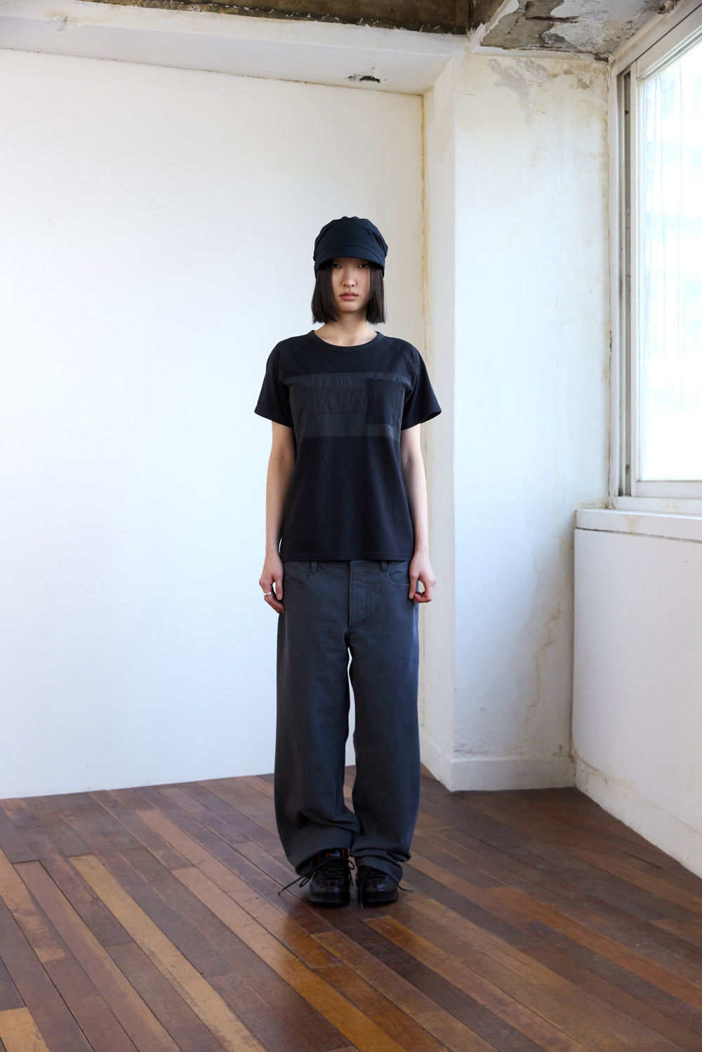 Hatchingroom - Double Waist Pants (Charcoal) product image 9 | TRAB K-Fashion Australia