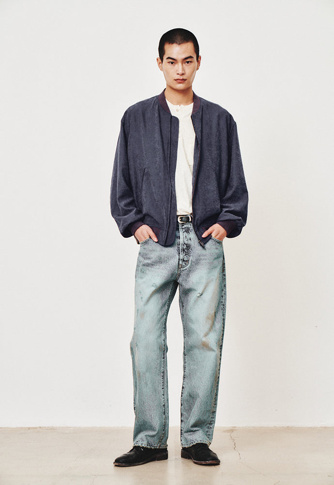 Art if acts - Vintage Cupra Blouson (Vintage Navy) product image 5 | TRAB K-Fashion Australia