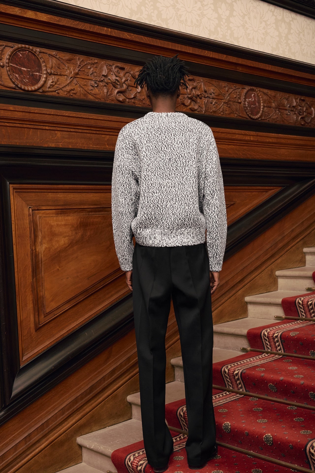 STU - Heather Round Neck Knit (OC) product image 7 | TRAB K-Fashion Australia