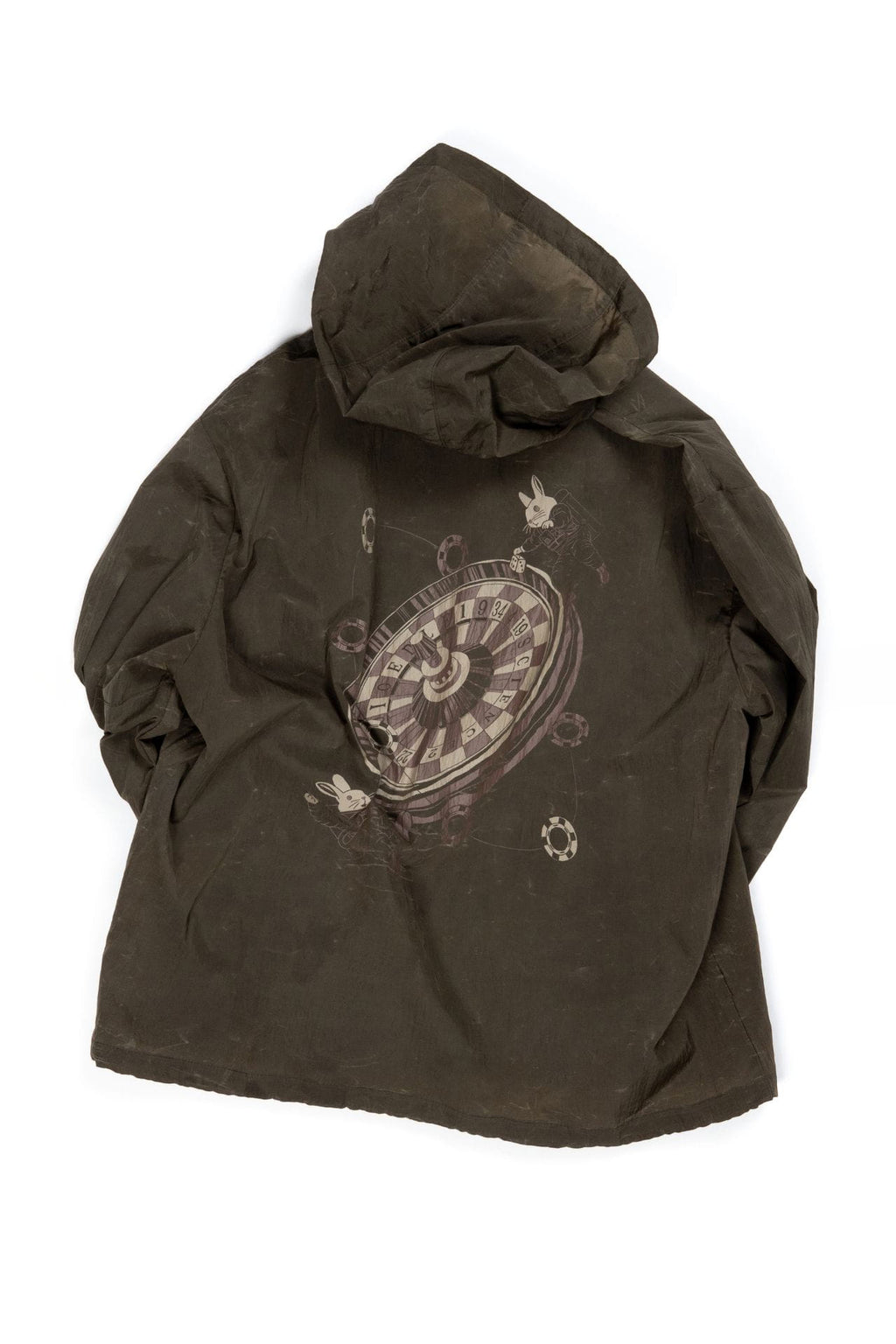 Ioedle - Zero Gravity Casino Windbreaker (Brown) product image 1 | TRAB K-Fashion Australia
