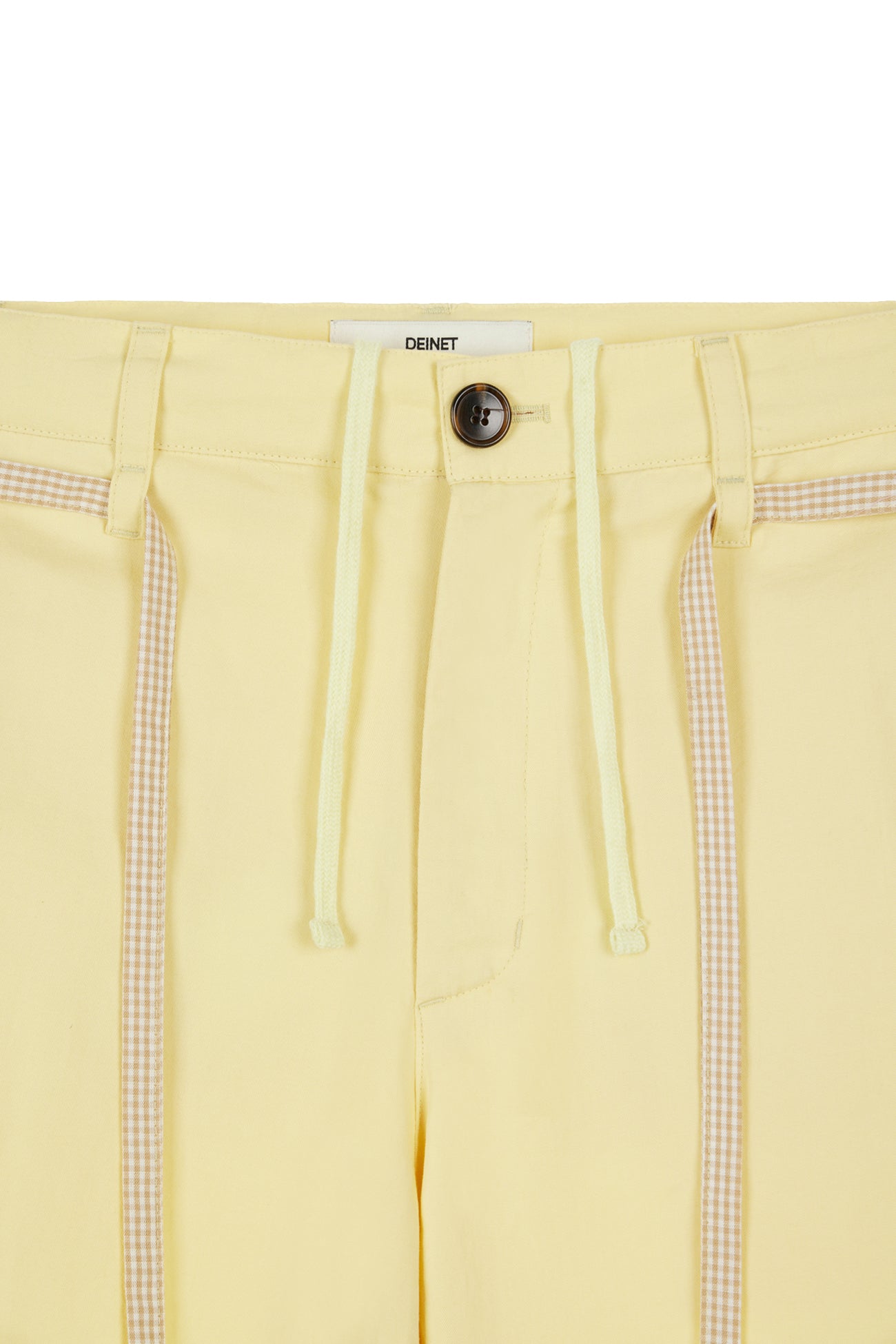 Deinet - Deinet Check String Pants (Yellow) product image 4 | TRAB K-Fashion Australia