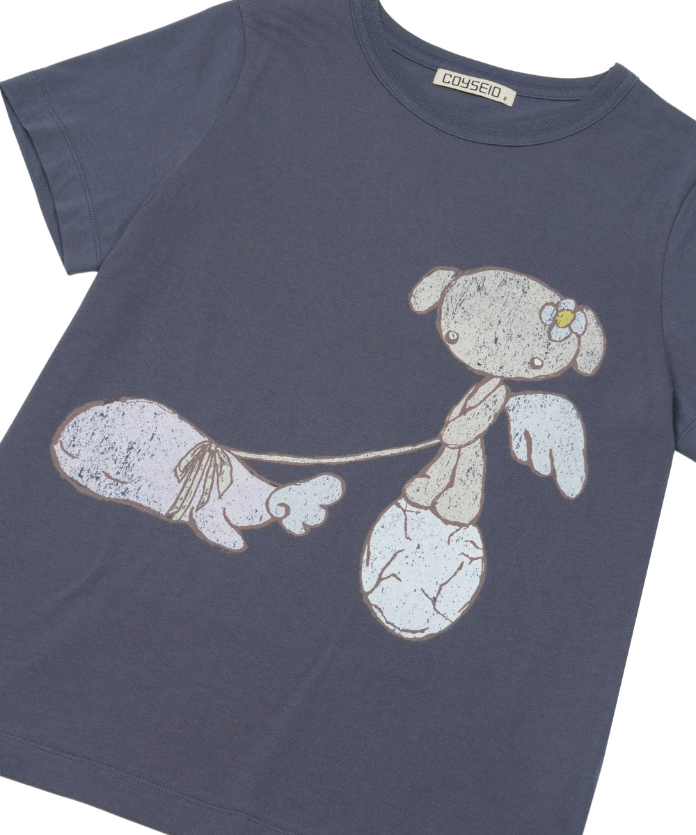 Coyseio - Teji Vintage Graphic T-Shirt (Navy) product image 11 | TRAB K-Fashion Australia