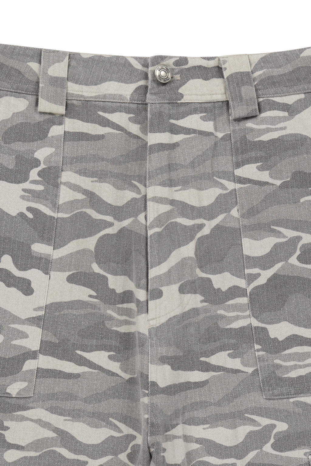 Matin Kim - Camouflage Cargo Bermuda Pants (Grey) product image 3 | TRAB K-Fashion Australia