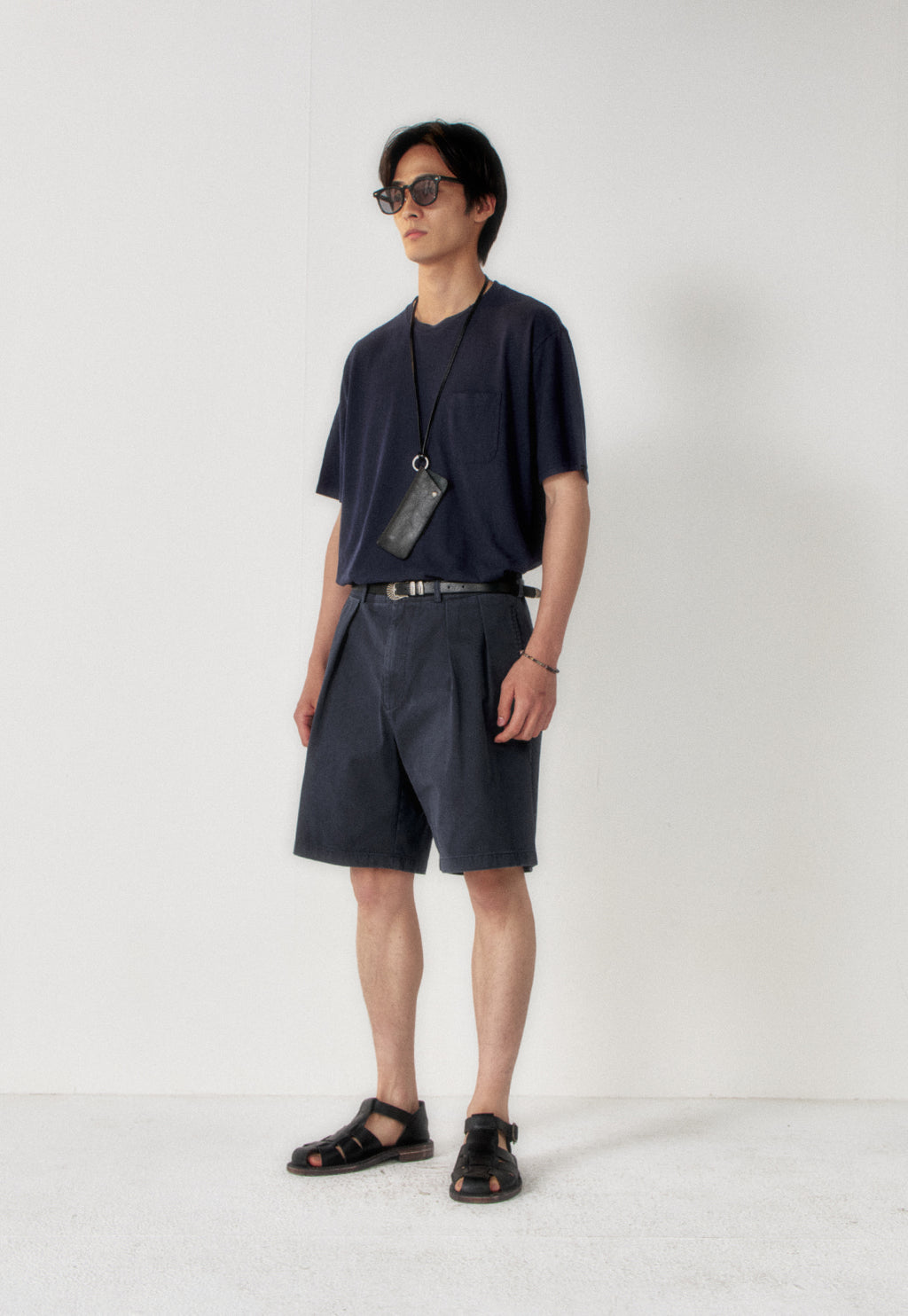 Art if acts - Washed Chino Shorts (Vintage Navy) product image 3 | TRAB K-Fashion Australia