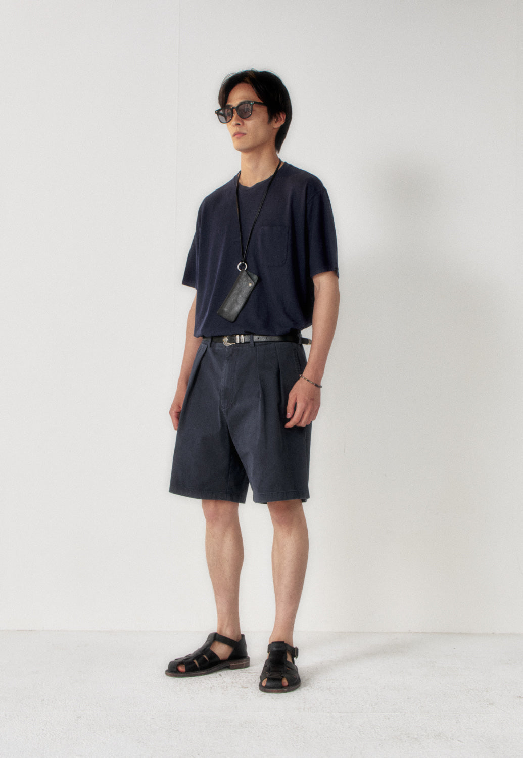 Art if acts - Washed Chino Shorts (Vintage Navy) product image 3 | TRAB K-Fashion Australia
