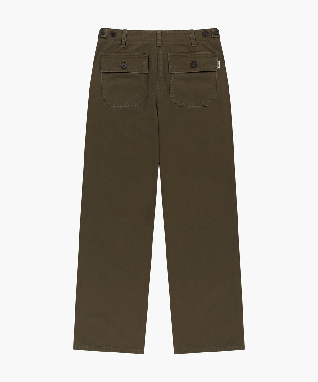Marithe & Francois Girbaud - Cotton Work Pants (Brown) product image 6 | TRAB K-Fashion Australia
