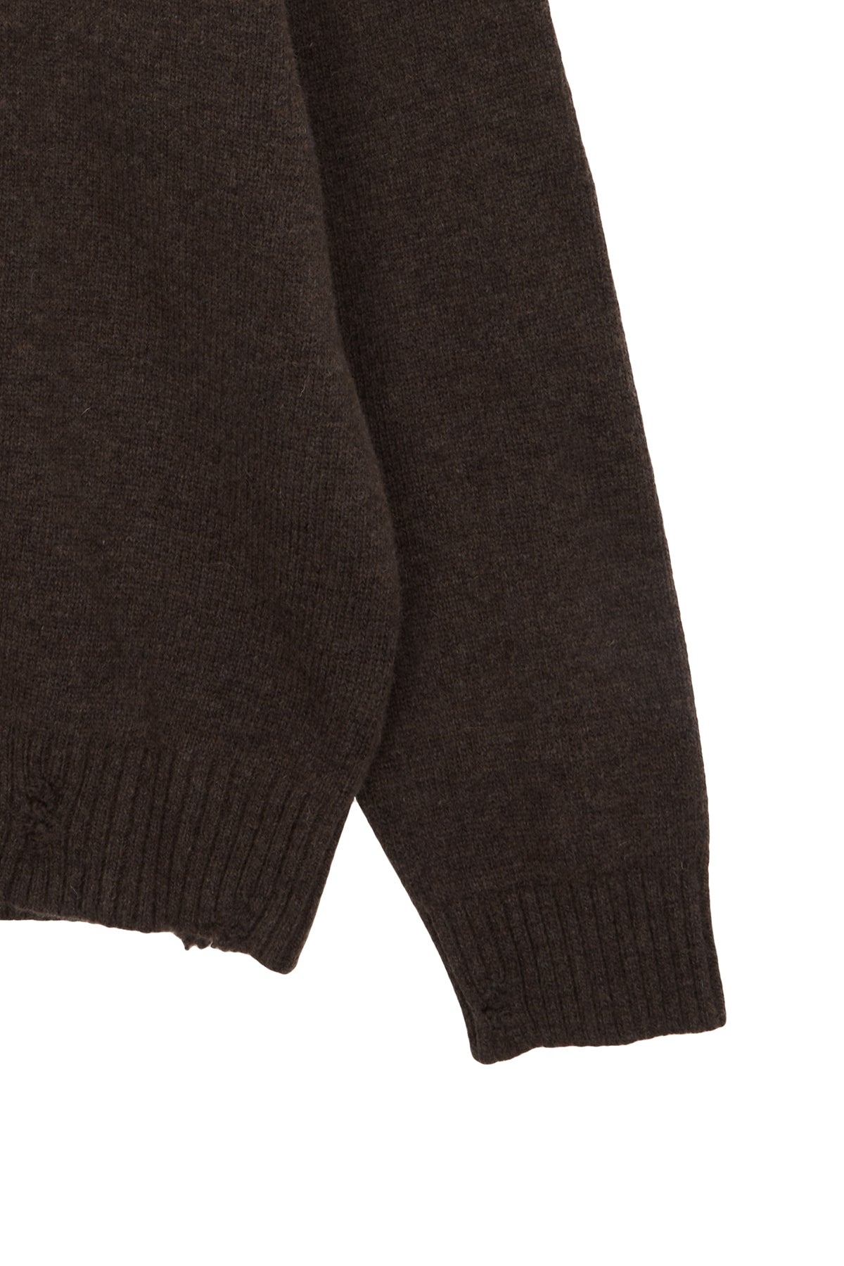 Matin Kim - Matin Sleeve Line Knit Pullover (Brown) product image 4 | TRAB K-Fashion Australia