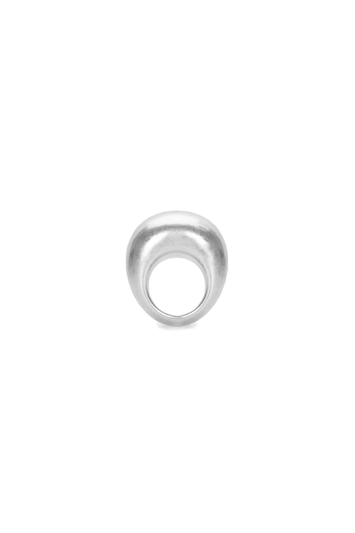 Matin Kim - Round Bold Ring (Silver) product image 2 | TRAB K-Fashion Australia
