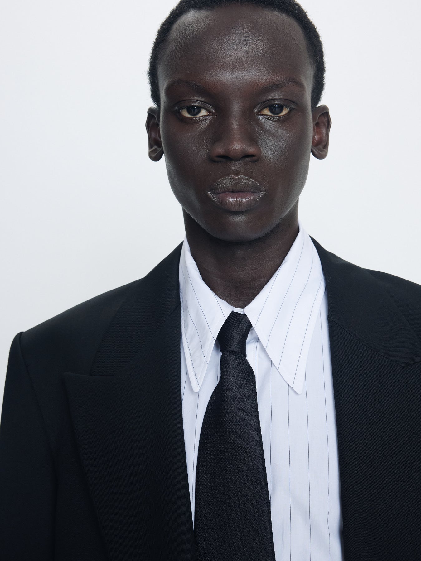 Tonywack - High Density Striped Cotton Shirt (White) product image 10 | TRAB K-Fashion Australia