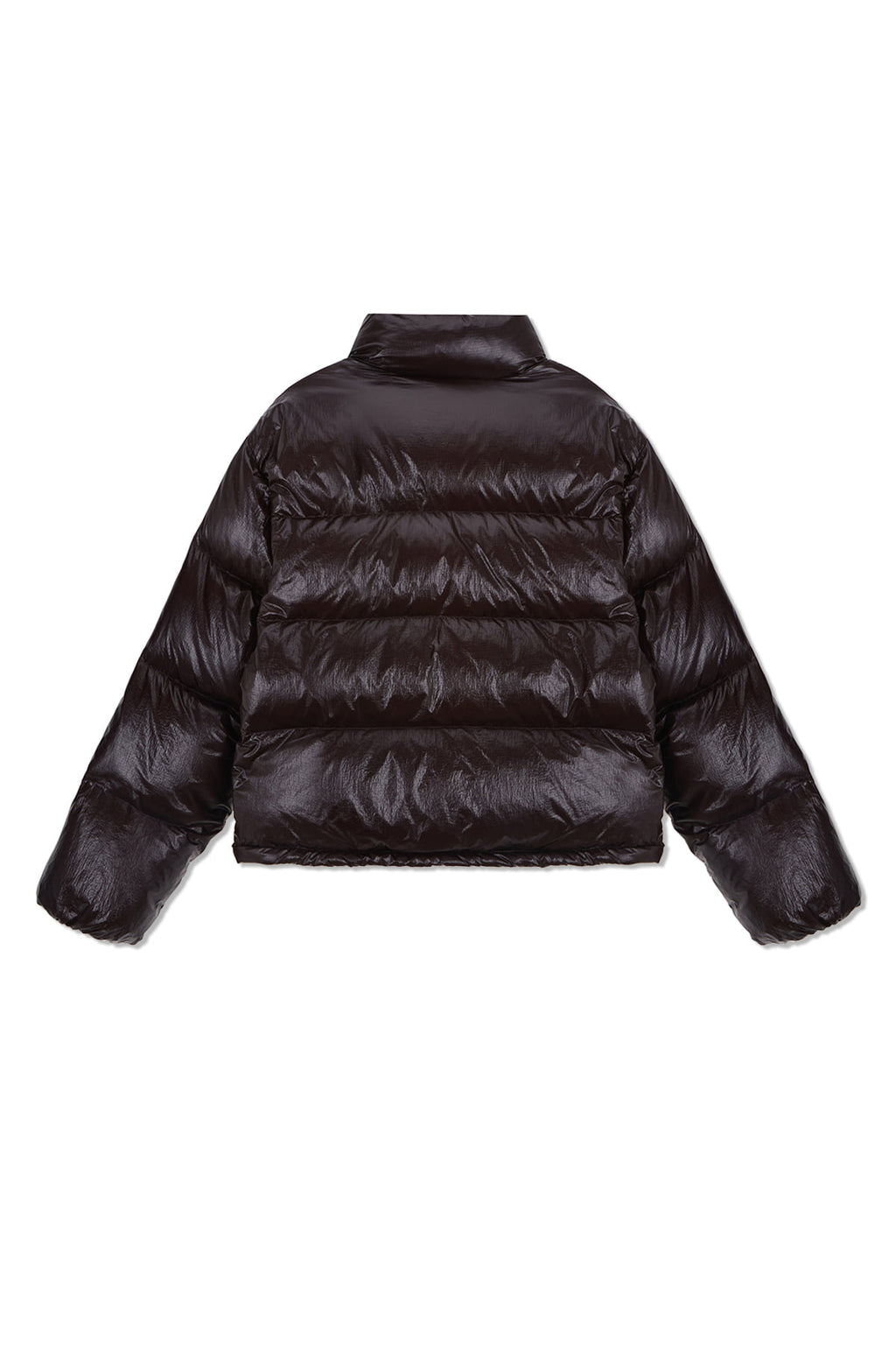 Matin Kim - Small Logo Volume Down Jumper (Dark Brown) product image 2 | TRAB K-Fashion Australia