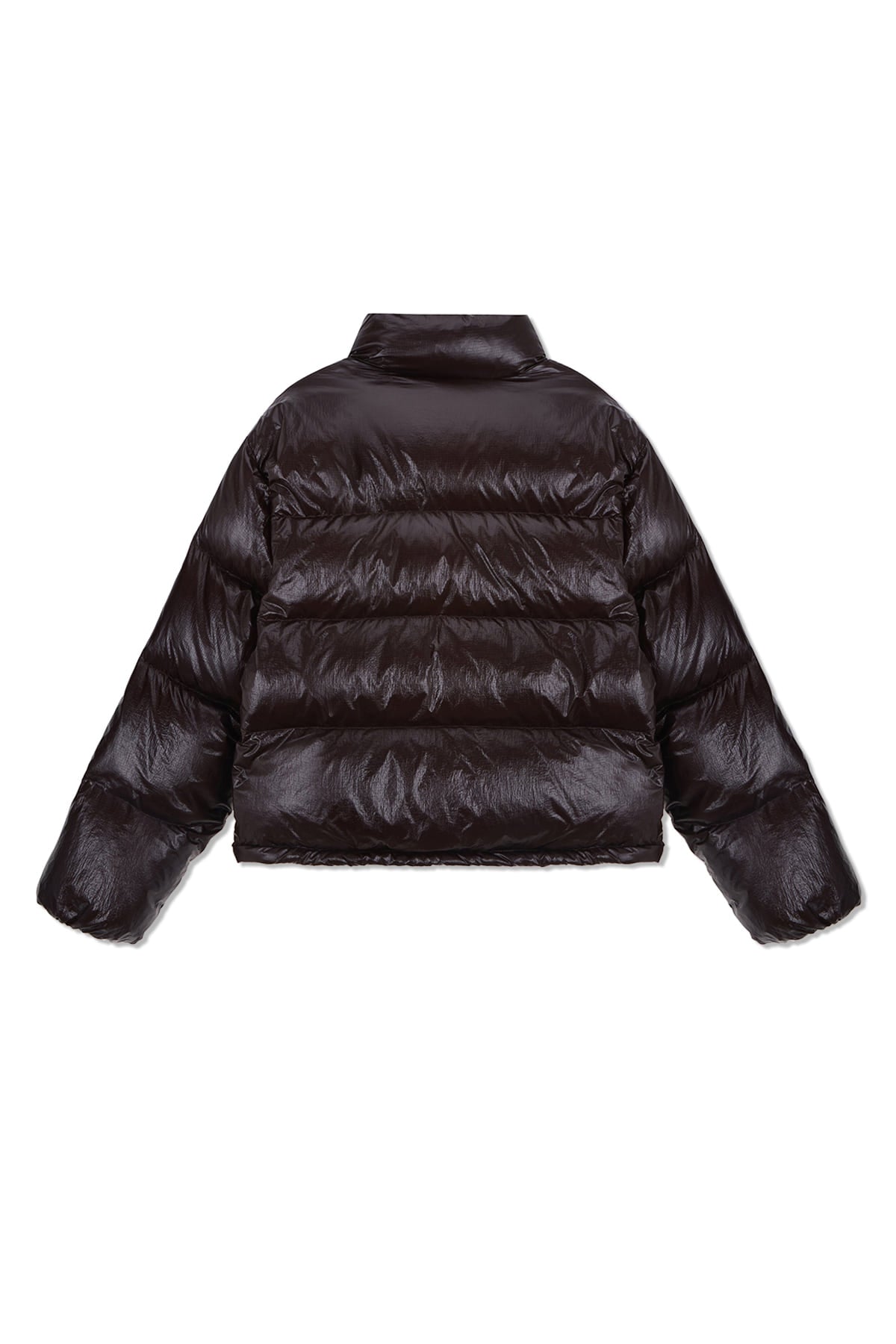 Matin Kim - Small Logo Volume Down Jumper (Dark Brown) product image 2 | TRAB K-Fashion Australia
