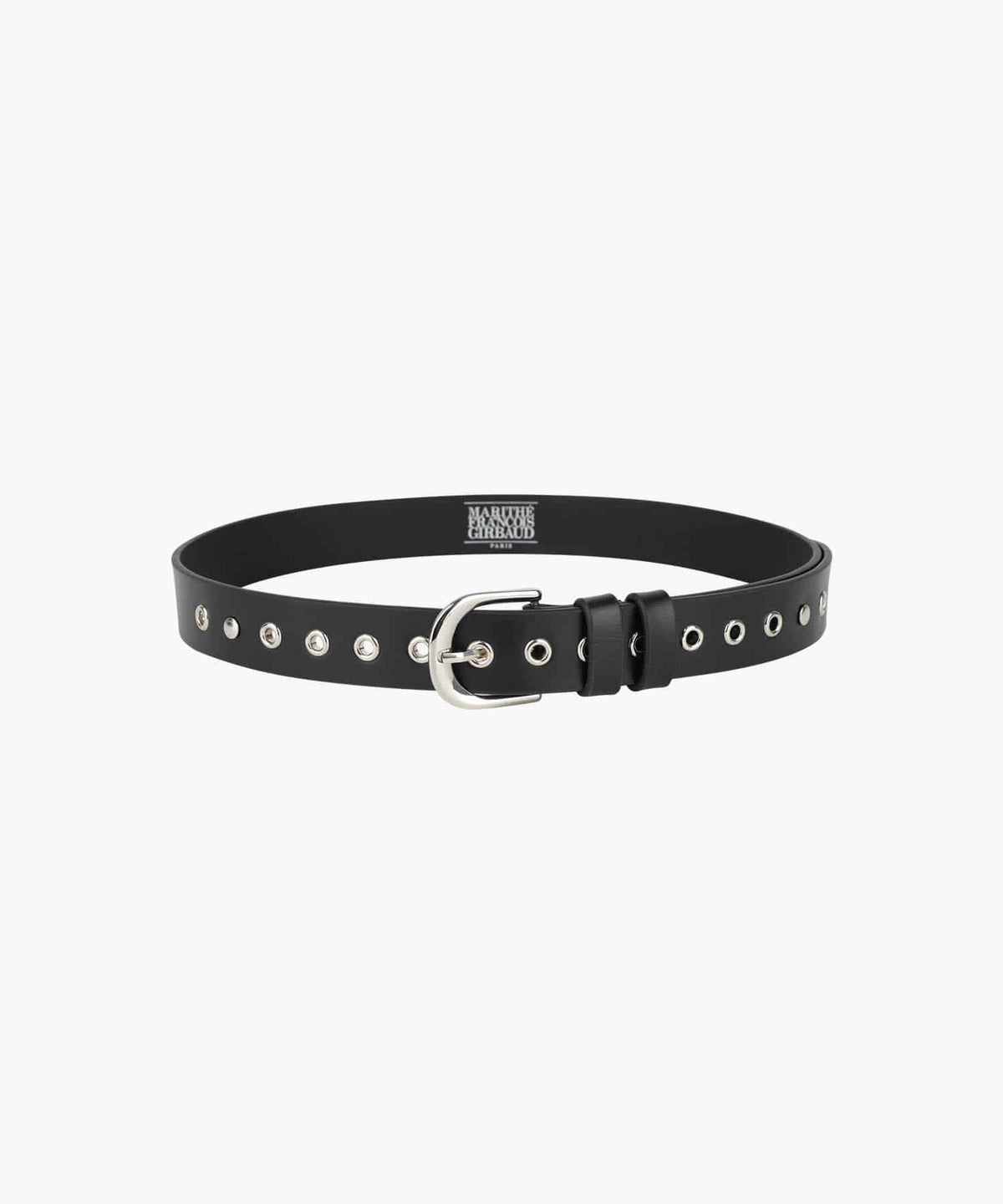 Marithe & Francois Girbaud - Eyelet Buckle Belt (Black) product image 2 | TRAB K-Fashion Australia