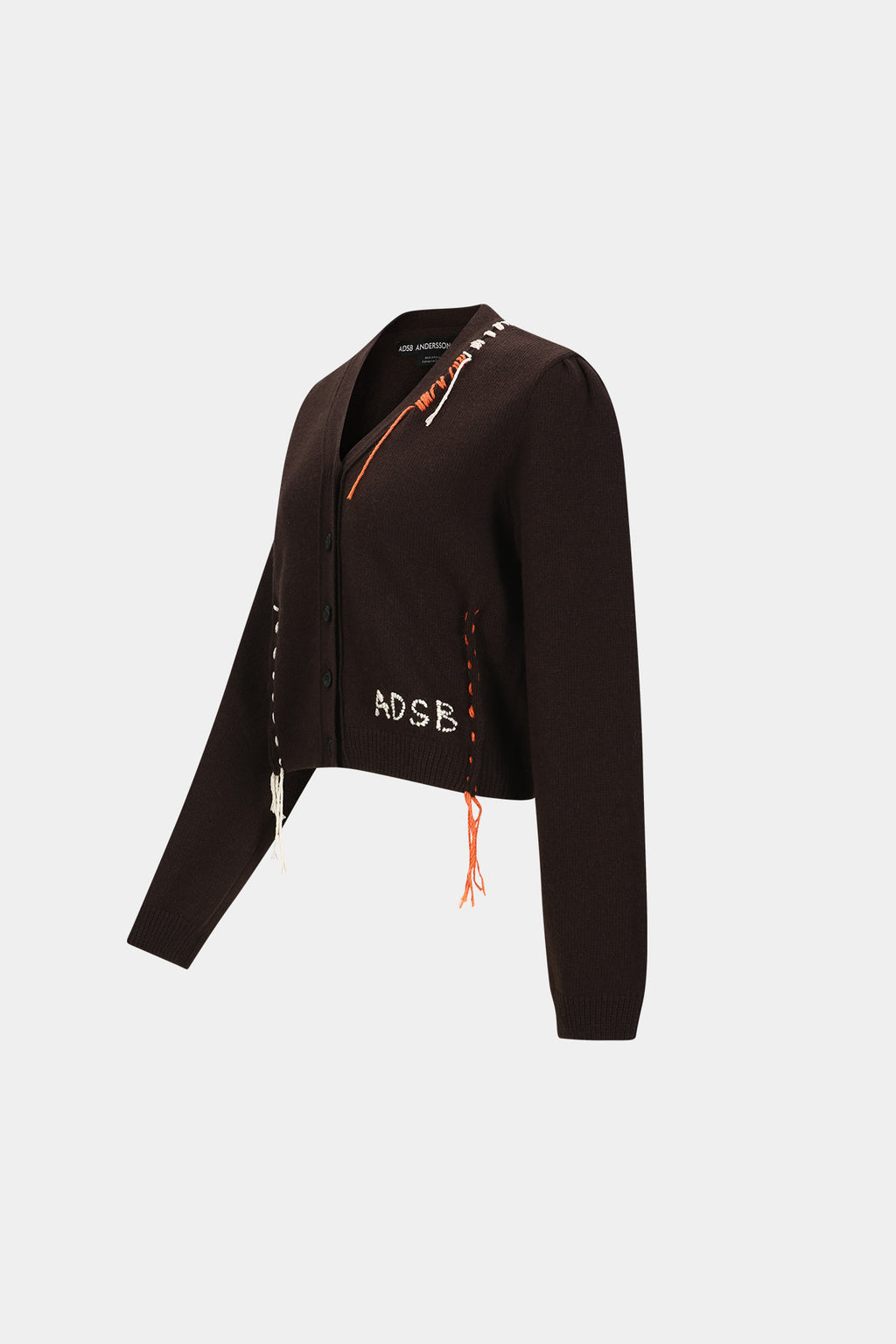 Andersson Bell - Morgan Hand Stitched Knit Cardigan (Brown) product image 7 | TRAB K-Fashion Australia