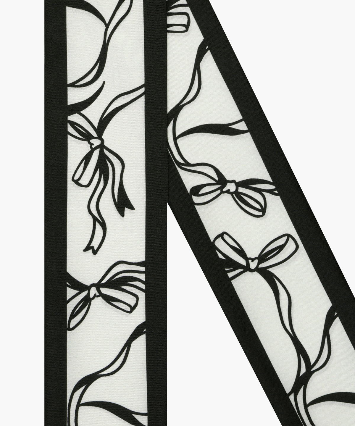 Marithe & Francois Girbaud - Silk Twilly Scarf (Ivory) product image 3 | TRAB K-Fashion Australia