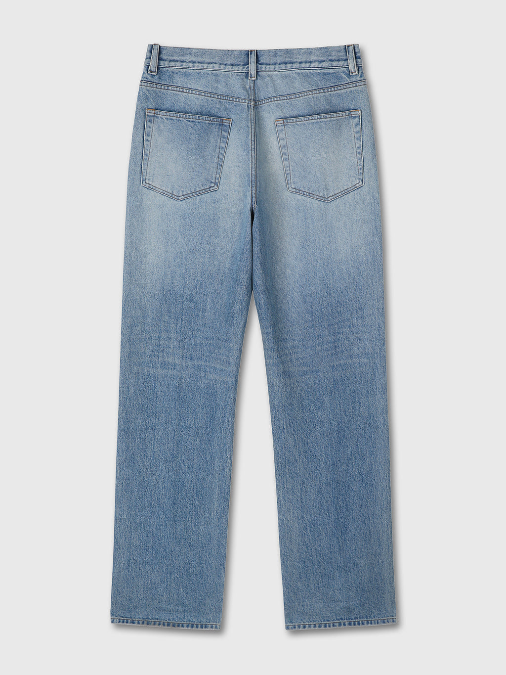 Tonywack - Straight-Leg Knee Panel Denim Jeans (Washed Vintage Light Blue) product image 7 | TRAB K-Fashion Australia