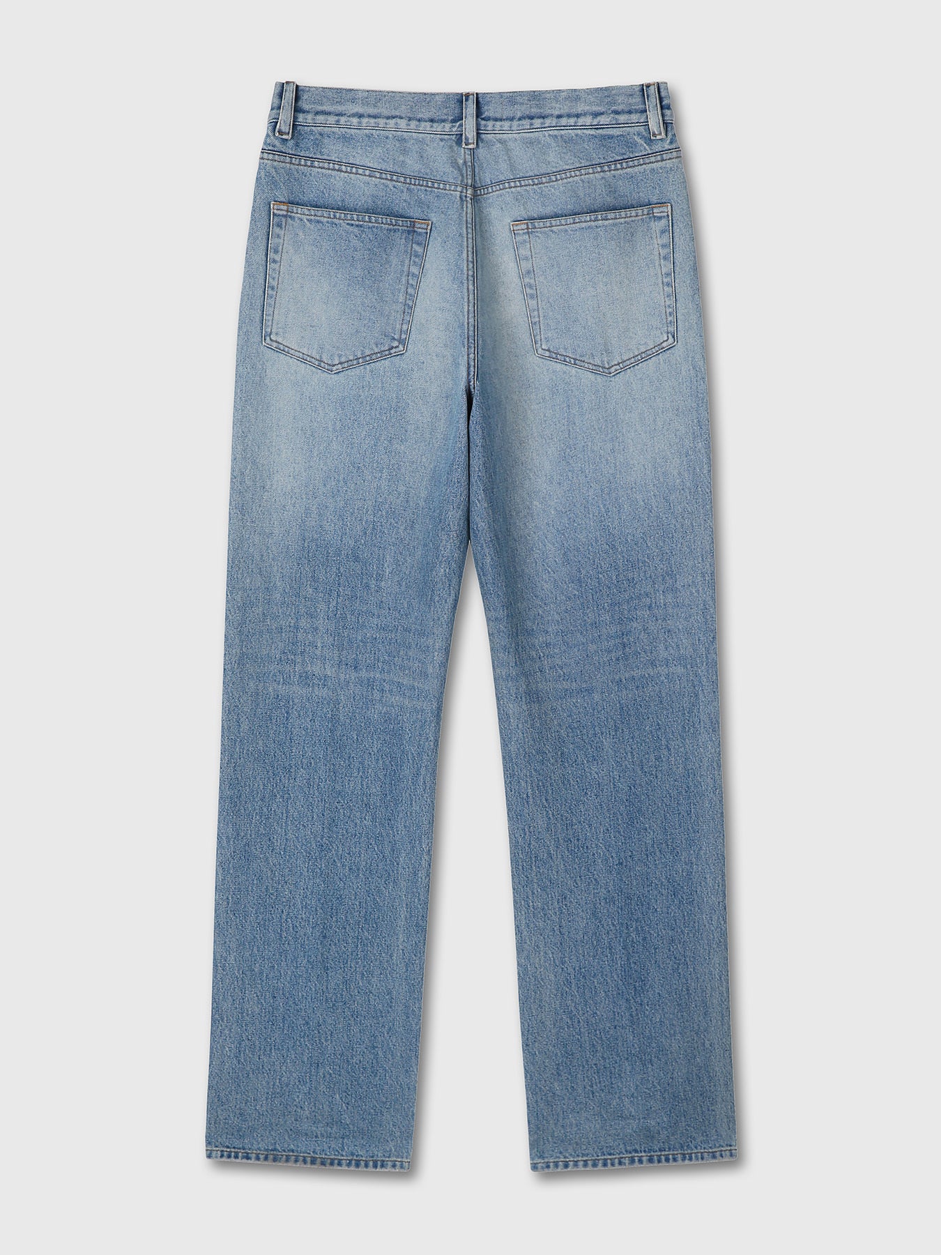 Tonywack - Straight-Leg Knee Panel Denim Jeans (Washed Vintage Light Blue) product image 9 | TRAB K-Fashion Australia