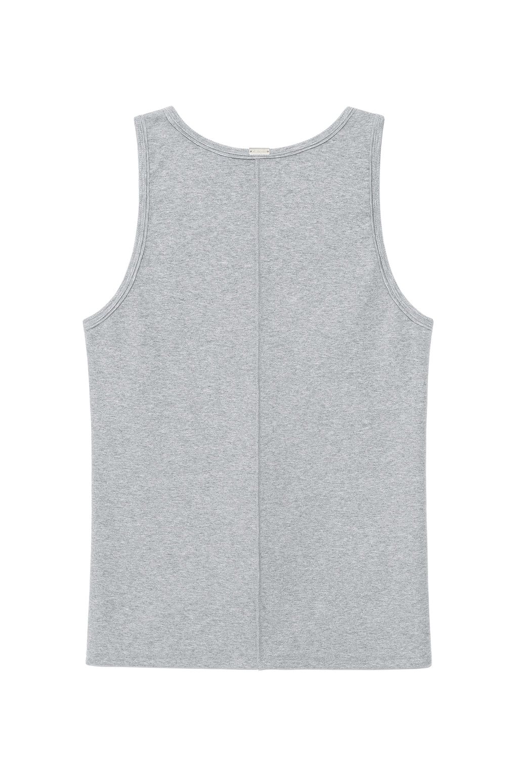Matin Kim - Small Logo Pintuck Sleeveless Top (Grey) product image 2 | TRAB K-Fashion Australia