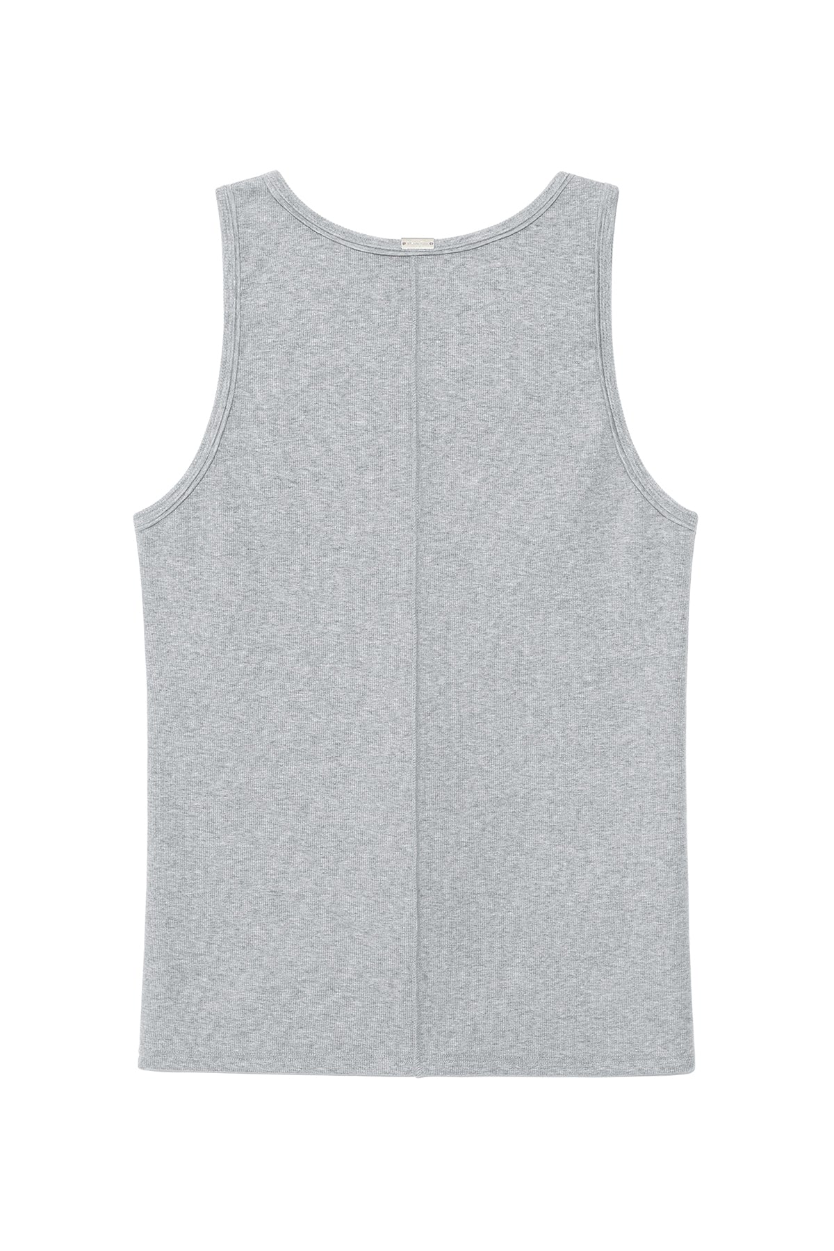 Matin Kim - Small Logo Pintuck Sleeveless Top (Grey) product image 2 | TRAB K-Fashion Australia